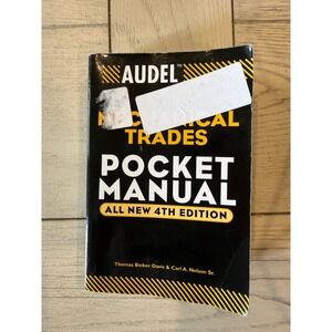 Audel Mechanical Trades Pocket Manual 4th Edition Davis Nelson 9780764541704